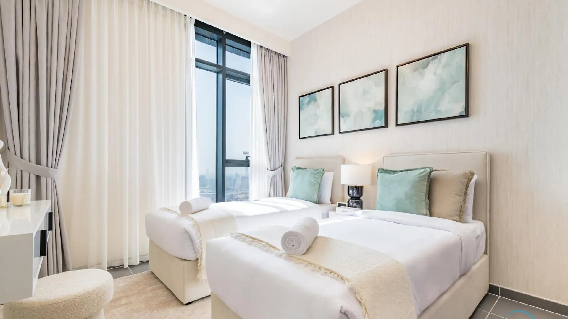 Stunning 3Br With Assistant Room In Creek Edge Tower 1, Dubai Creek Harbor By Deluxe Holiday Homes Apartment