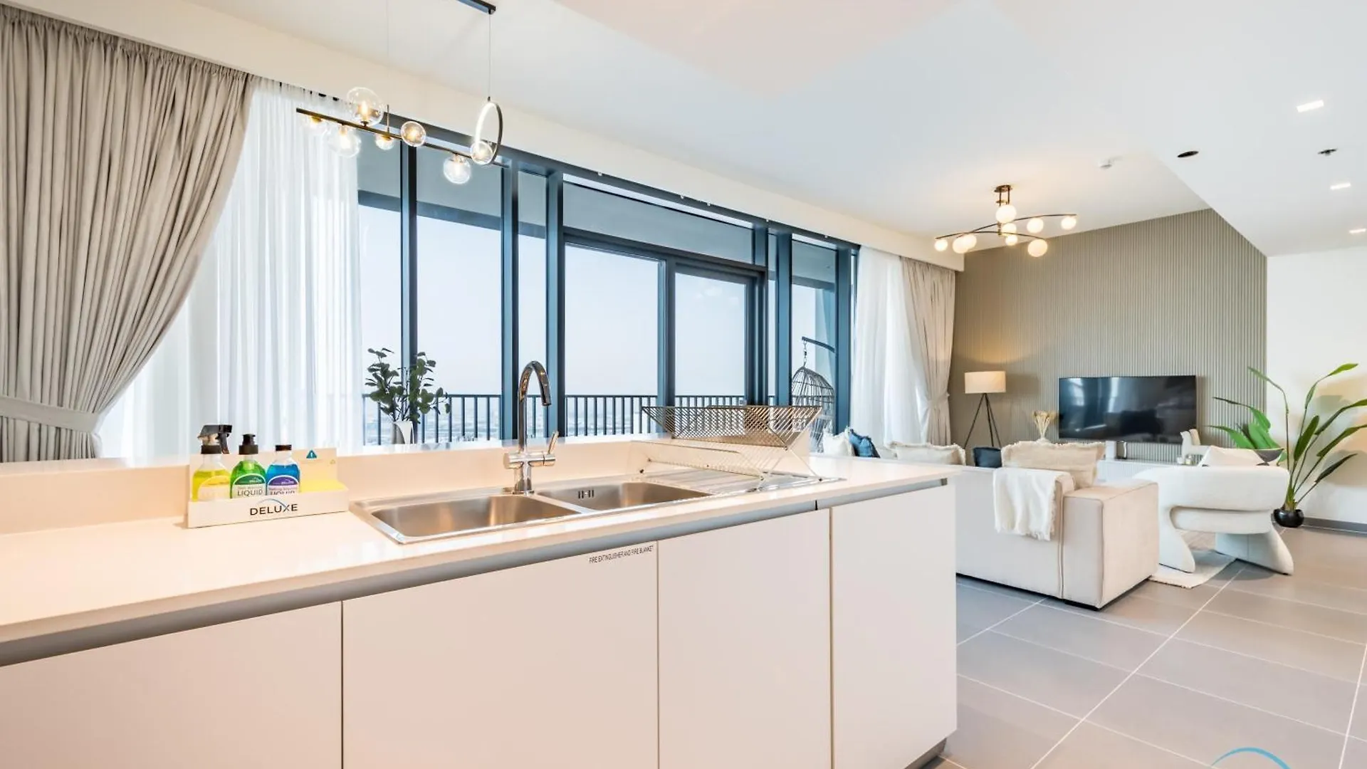 Stunning 3Br With Assistant Room In Creek Edge Tower 1, Dubai Creek Harbor By Deluxe Holiday Homes Apartment