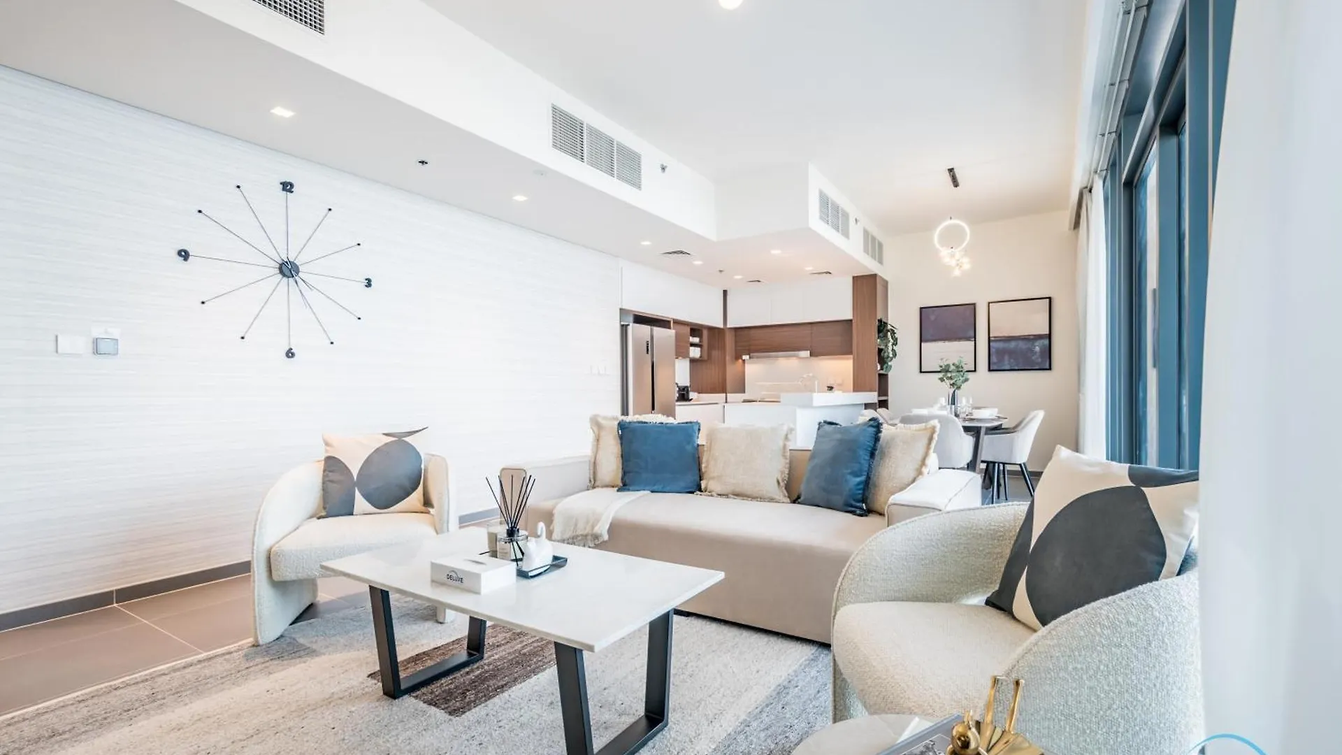 Stunning 3Br With Assistant Room In Creek Edge Tower 1, Dubai Creek Harbor By Deluxe Holiday Homes