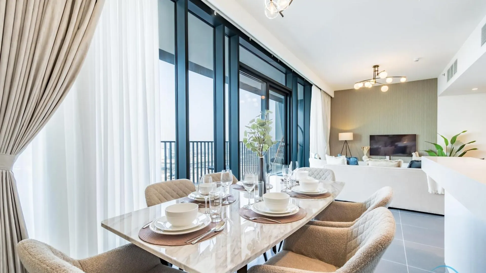 Stunning 3Br With Assistant Room In Creek Edge Tower 1, Dubai Creek Harbor By Deluxe Holiday Homes Apartment
