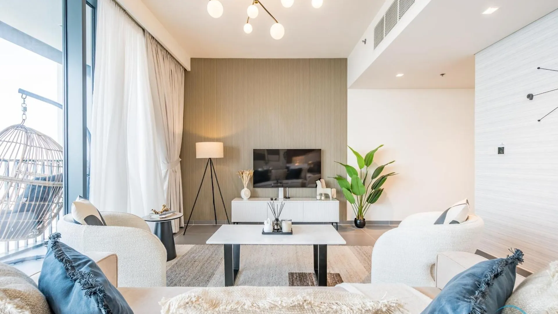 Apartment Stunning 3Br With Assistant Room In Creek Edge Tower 1, Dubai Creek Harbor By Deluxe Holiday Homes